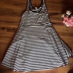 Black and White Stripe Dress
